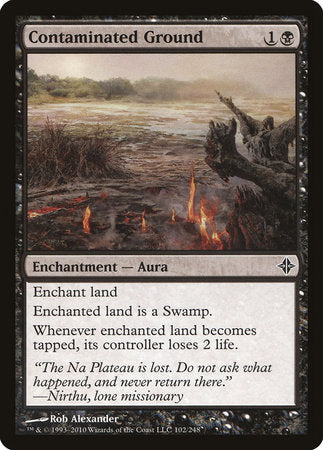 Contaminated Ground [Rise of the Eldrazi] | Jomio and Rueliete's Cards and Comics