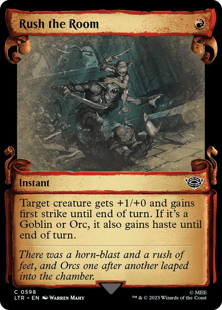 Rush the Room [The Lord of the Rings: Tales of Middle-Earth Showcase Scrolls] | Jomio and Rueliete's Cards and Comics