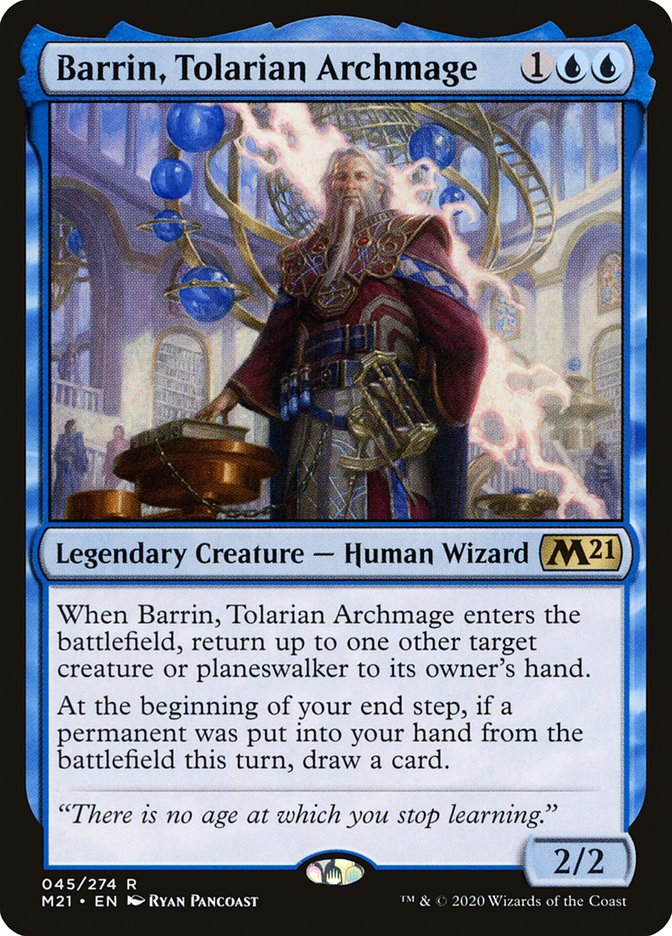 Barrin, Tolarian Archmage [Core Set 2021] | Jomio and Rueliete's Cards and Comics