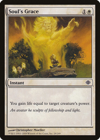 Soul's Grace [Shards of Alara] | Jomio and Rueliete's Cards and Comics