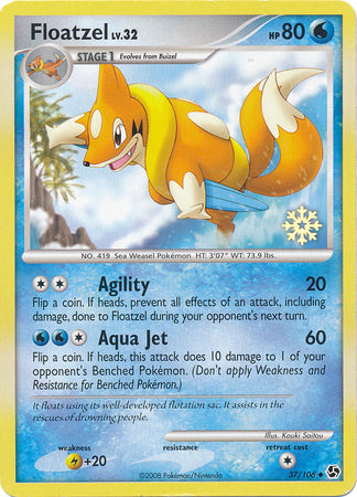 Floatzel (37/106) [Countdown Calendar Promos] | Jomio and Rueliete's Cards and Comics