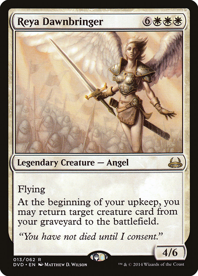 Reya Dawnbringer (Divine vs. Demonic) [Duel Decks Anthology] | Jomio and Rueliete's Cards and Comics