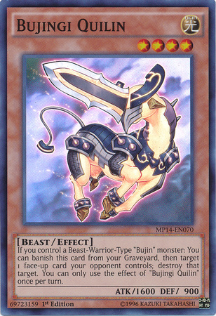 Bujingi Quilin [MP14-EN070] Super Rare | Jomio and Rueliete's Cards and Comics