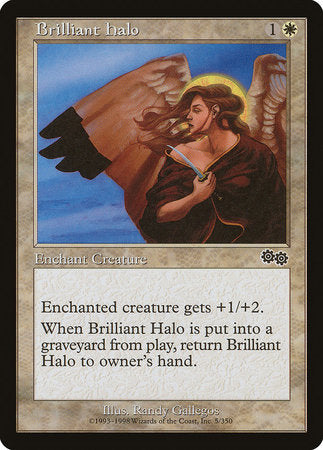 Brilliant Halo [Urza's Saga] | Jomio and Rueliete's Cards and Comics