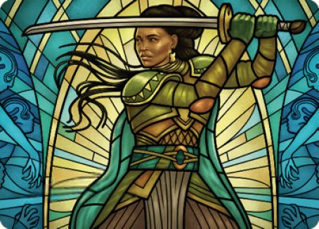Shanna, Purifying Blade Art Card 2 [Dominaria United Art Series] | Jomio and Rueliete's Cards and Comics