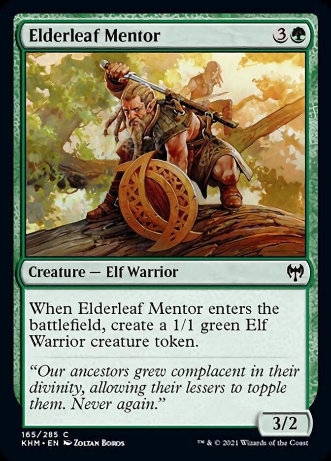 Elderleaf Mentor [Kaldheim] | Jomio and Rueliete's Cards and Comics