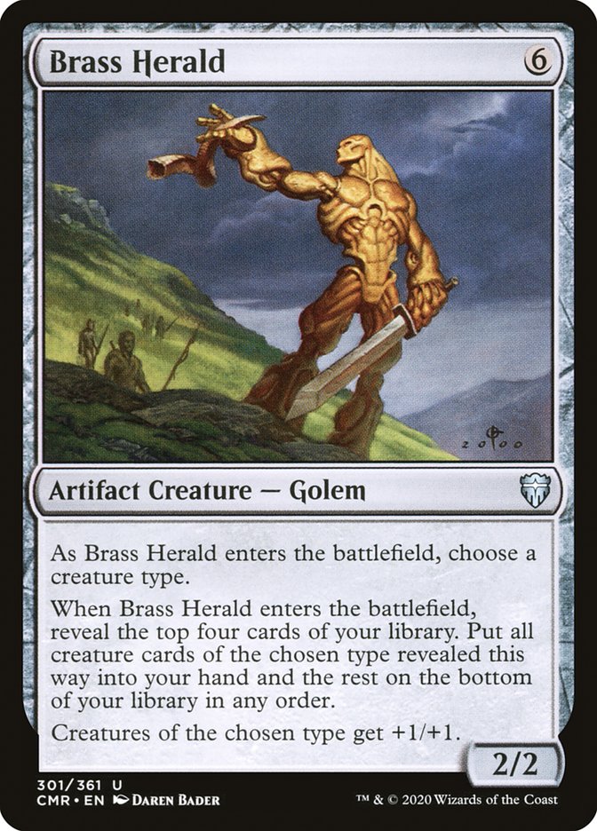 Brass Herald [Commander Legends] | Jomio and Rueliete's Cards and Comics