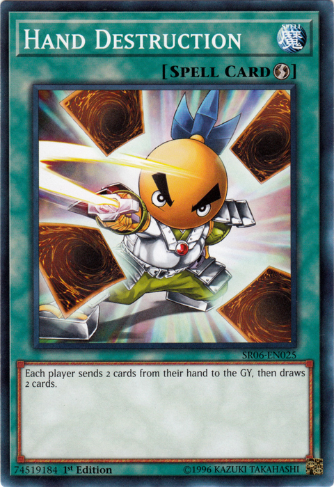 Hand Destruction [SR06-EN025] Common | Jomio and Rueliete's Cards and Comics