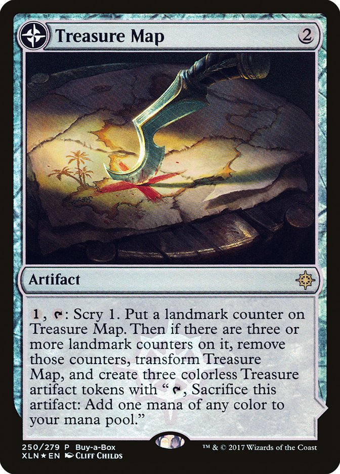 Treasure Map // Treasure Cove (Buy-A-Box) [Ixalan Treasure Chest] | Jomio and Rueliete's Cards and Comics