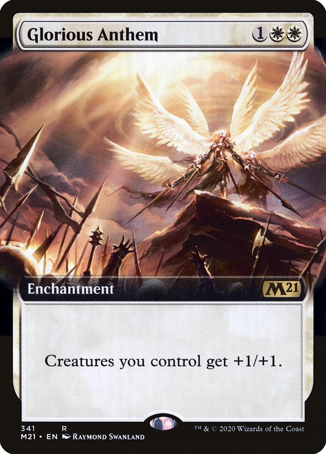Glorious Anthem (Extended Art) [Core Set 2021] | Jomio and Rueliete's Cards and Comics