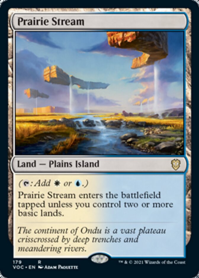 Prairie Stream [Innistrad: Crimson Vow Commander] | Jomio and Rueliete's Cards and Comics