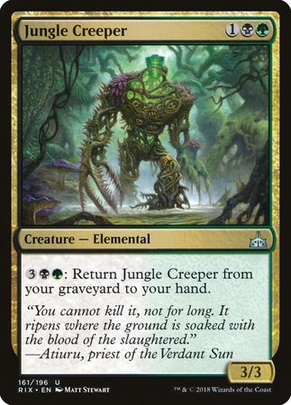 Jungle Creeper [Rivals of Ixalan] | Jomio and Rueliete's Cards and Comics