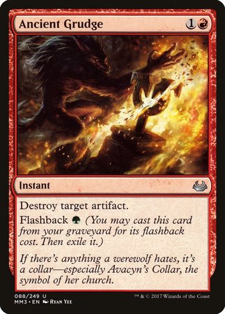 Ancient Grudge [Modern Masters 2017] | Jomio and Rueliete's Cards and Comics