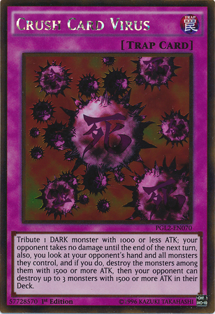 Crush Card Virus [PGL2-EN070] Gold Rare | Jomio and Rueliete's Cards and Comics