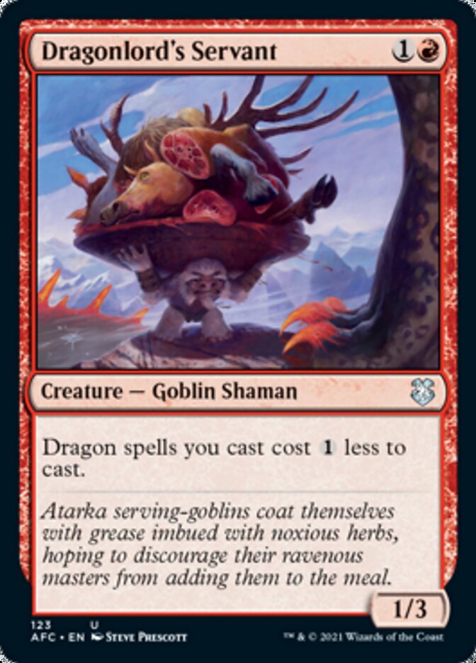 Dragonlord's Servant [Dungeons & Dragons: Adventures in the Forgotten Realms Commander] | Jomio and Rueliete's Cards and Comics
