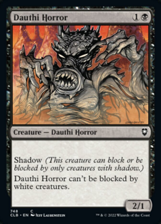 Dauthi Horror [Commander Legends: Battle for Baldur's Gate] | Jomio and Rueliete's Cards and Comics