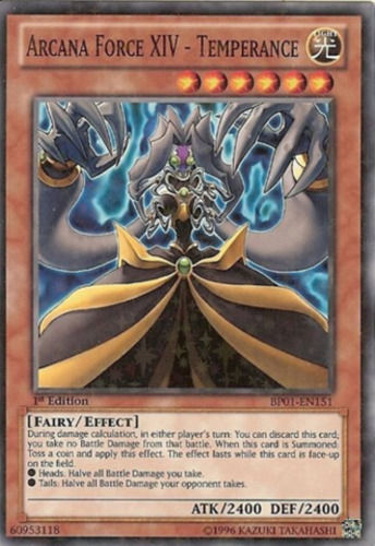 Arcana Force XIV - Temperance [BP01-EN151] Starfoil Rare | Jomio and Rueliete's Cards and Comics