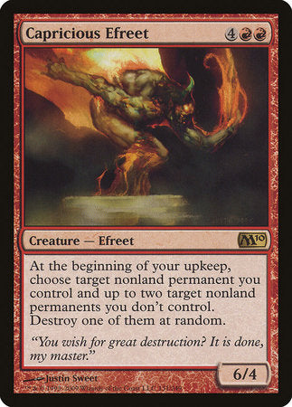 Capricious Efreet [Magic 2010] | Jomio and Rueliete's Cards and Comics
