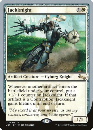 Jackknight [Unstable] | Jomio and Rueliete's Cards and Comics