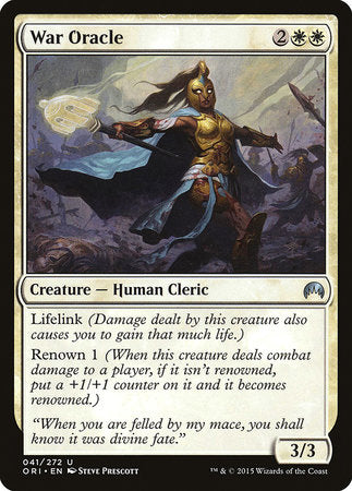 War Oracle [Magic Origins] | Jomio and Rueliete's Cards and Comics