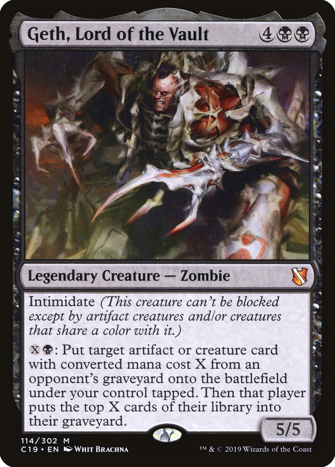 Geth, Lord of the Vault [Commander 2019] | Jomio and Rueliete's Cards and Comics