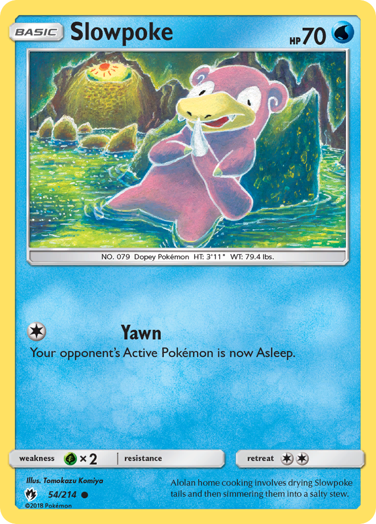 Slowpoke (54/214) [Sun & Moon: Lost Thunder] | Jomio and Rueliete's Cards and Comics