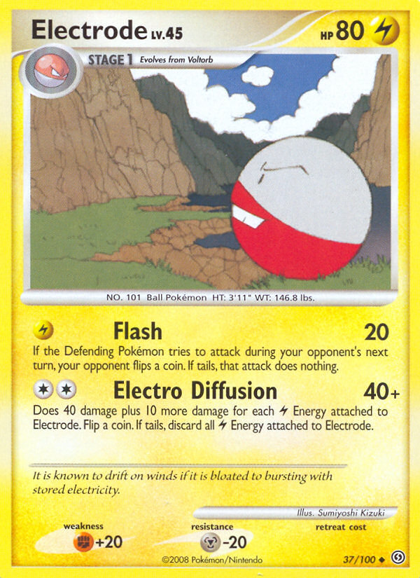 Electrode (37/100) [Diamond & Pearl: Stormfront] | Jomio and Rueliete's Cards and Comics