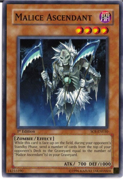 Malice Ascendant [SOI-EN030] Common | Jomio and Rueliete's Cards and Comics