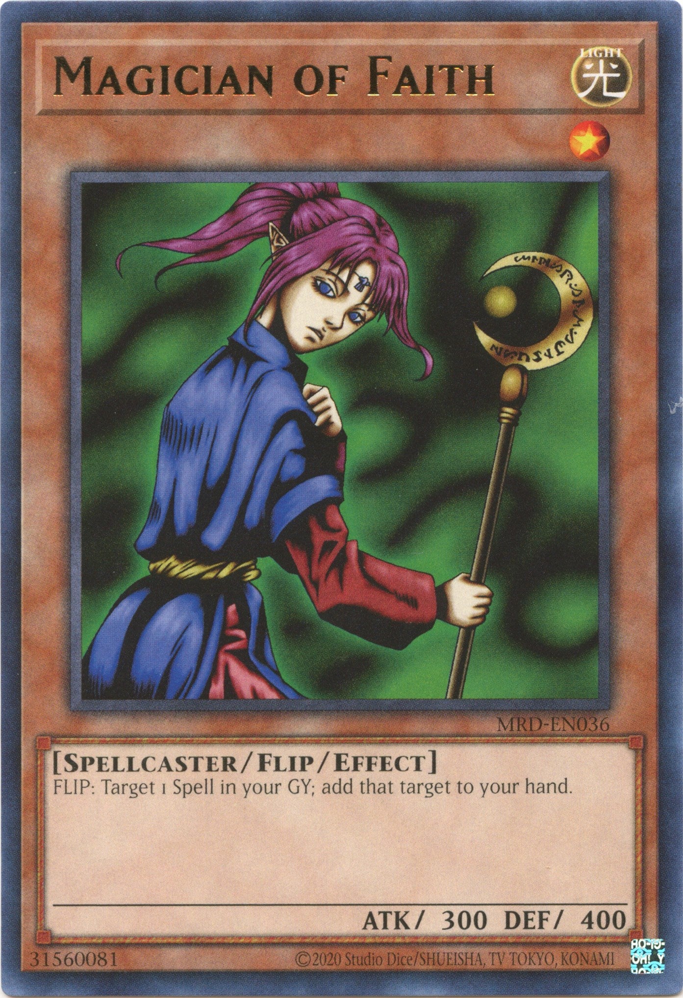 Magician of Faith (25th Anniversary) [MRD-EN036] Rare | Jomio and Rueliete's Cards and Comics