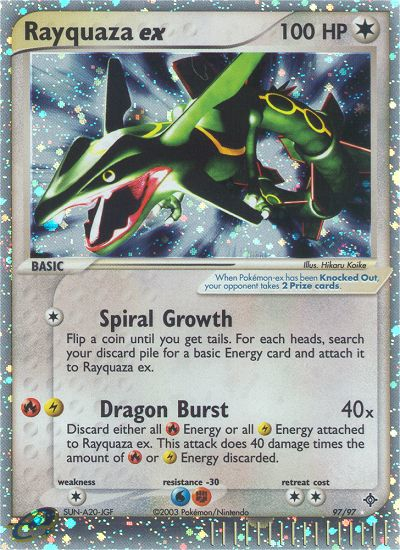 Rayquaza ex (97/97) [EX: Dragon] | Jomio and Rueliete's Cards and Comics