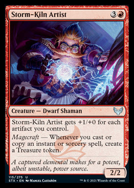 Storm-Kiln Artist [Strixhaven: School of Mages] | Jomio and Rueliete's Cards and Comics