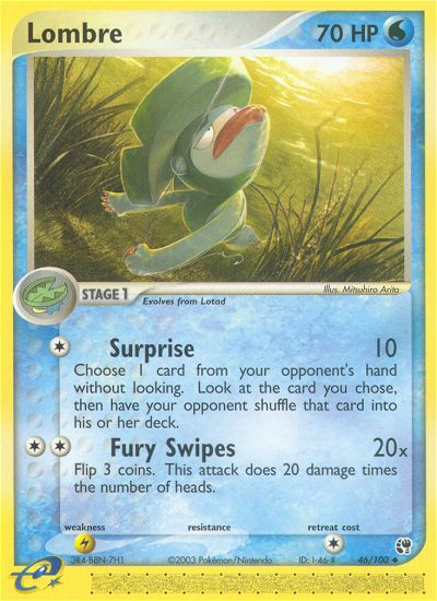 Lombre (46/100) [EX: Sandstorm] | Jomio and Rueliete's Cards and Comics