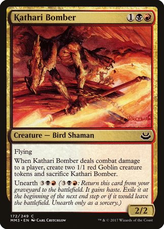 Kathari Bomber [Modern Masters 2017] | Jomio and Rueliete's Cards and Comics