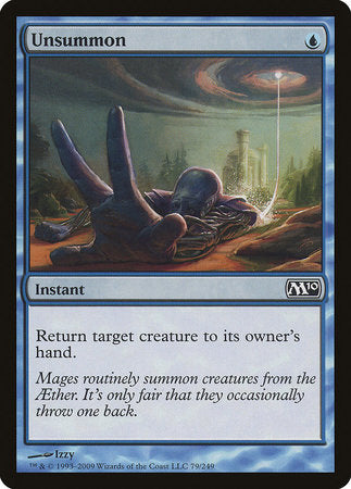 Unsummon [Magic 2010] | Jomio and Rueliete's Cards and Comics