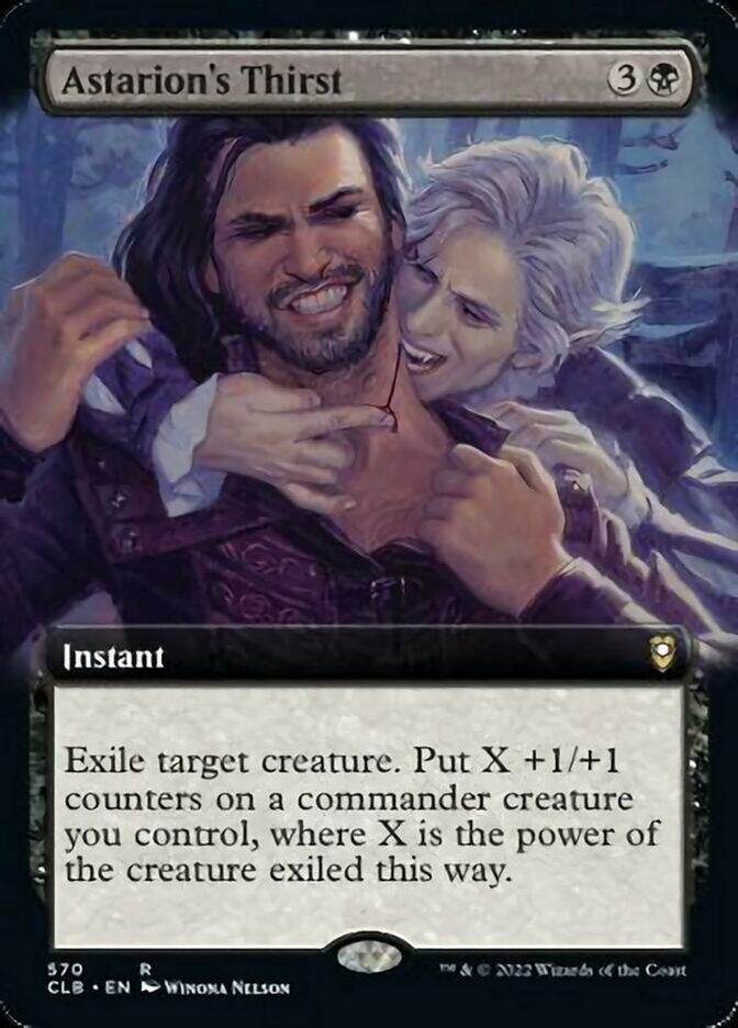 Astarion's Thirst (Extended Art) [Commander Legends: Battle for Baldur's Gate] | Jomio and Rueliete's Cards and Comics