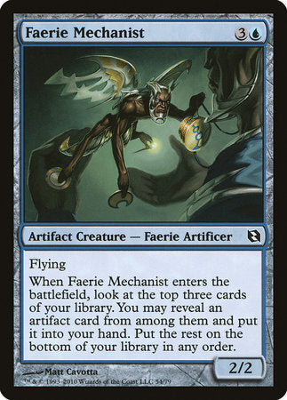 Faerie Mechanist [Duel Decks: Elspeth vs. Tezzeret] | Jomio and Rueliete's Cards and Comics