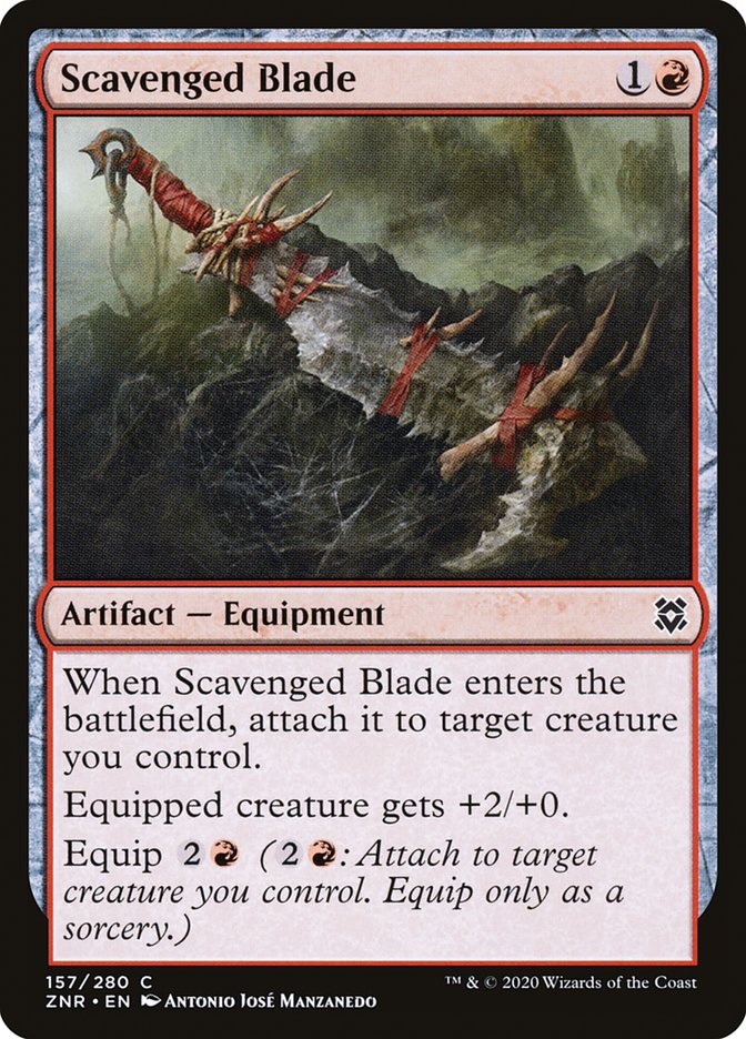 Scavenged Blade [Zendikar Rising] | Jomio and Rueliete's Cards and Comics