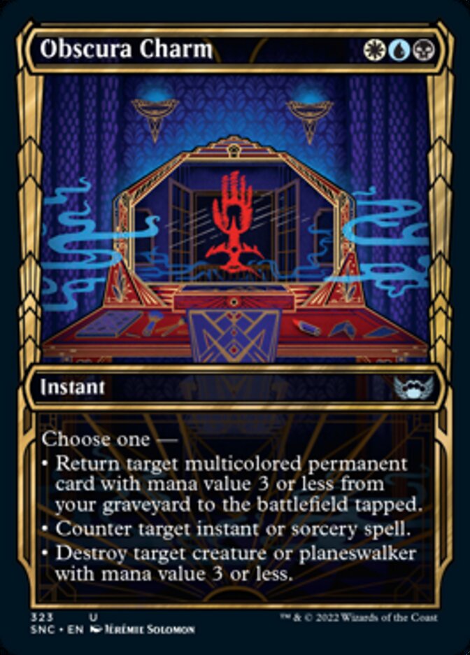 Obscura Charm (Showcase Golden Age) [Streets of New Capenna] | Jomio and Rueliete's Cards and Comics