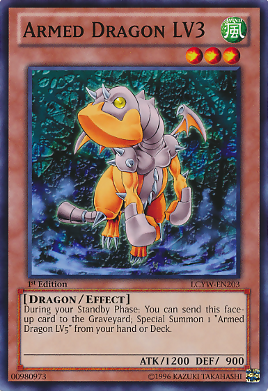 Armed Dragon LV3 [LCYW-EN203] Common | Jomio and Rueliete's Cards and Comics