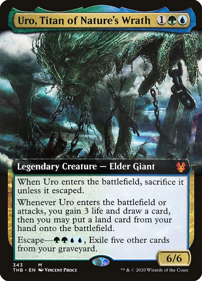 Uro, Titan of Nature's Wrath (Extended Art) [Theros Beyond Death] | Jomio and Rueliete's Cards and Comics