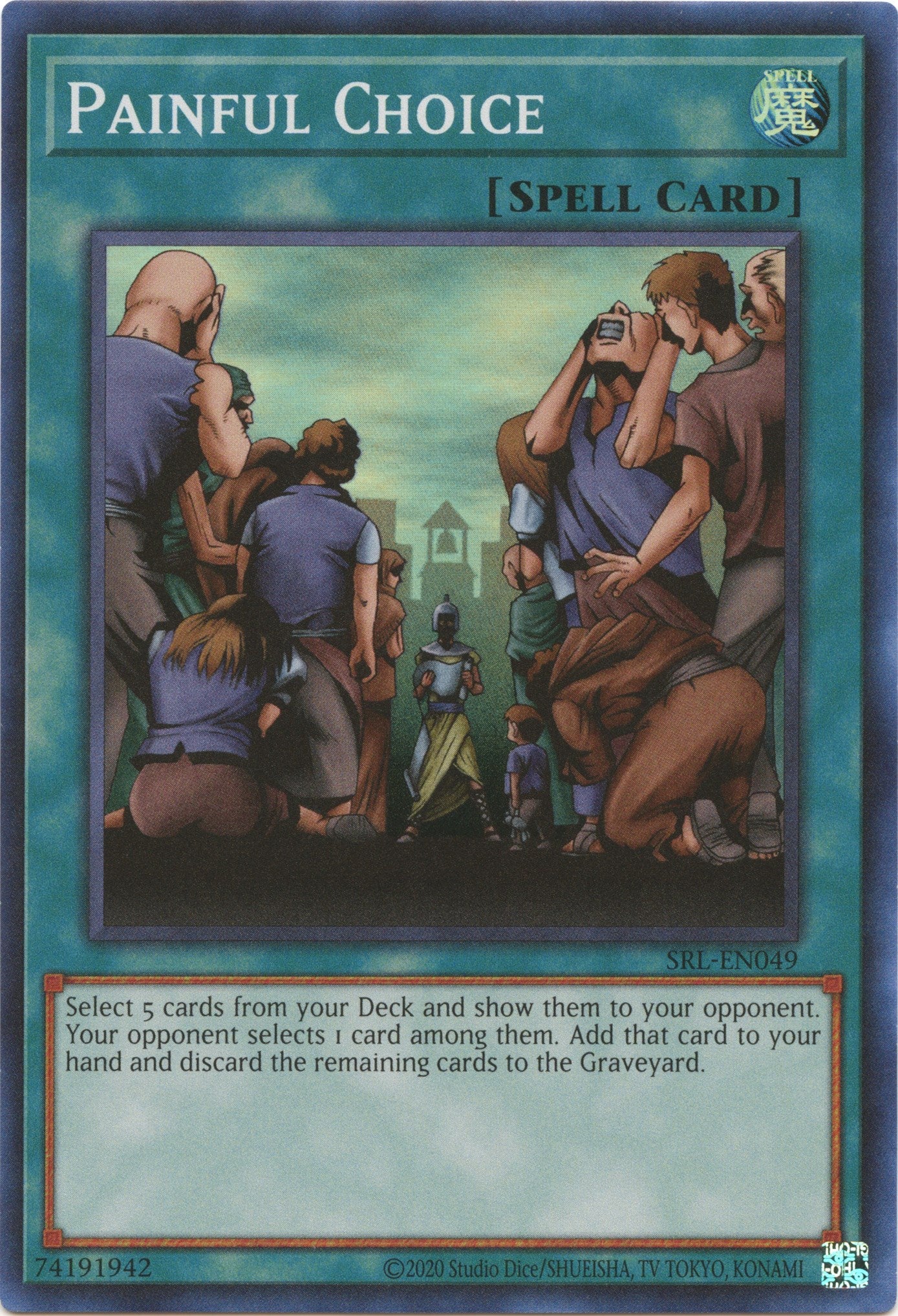 Painful Choice (25th Anniversary) [SRL-EN049] Super Rare | Jomio and Rueliete's Cards and Comics