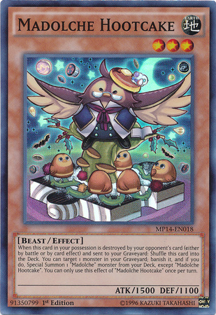 Madolche Hootcake [MP14-EN018] Super Rare | Jomio and Rueliete's Cards and Comics