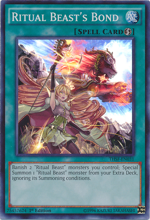Ritual Beast's Bond [THSF-EN031] Super Rare | Jomio and Rueliete's Cards and Comics