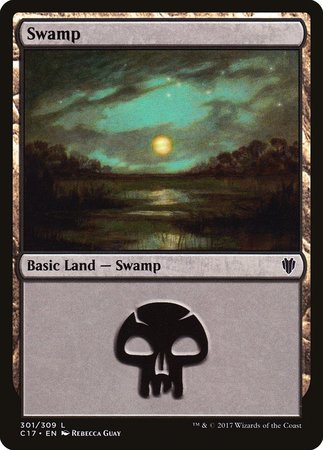 Swamp (301) [Commander 2017] | Jomio and Rueliete's Cards and Comics