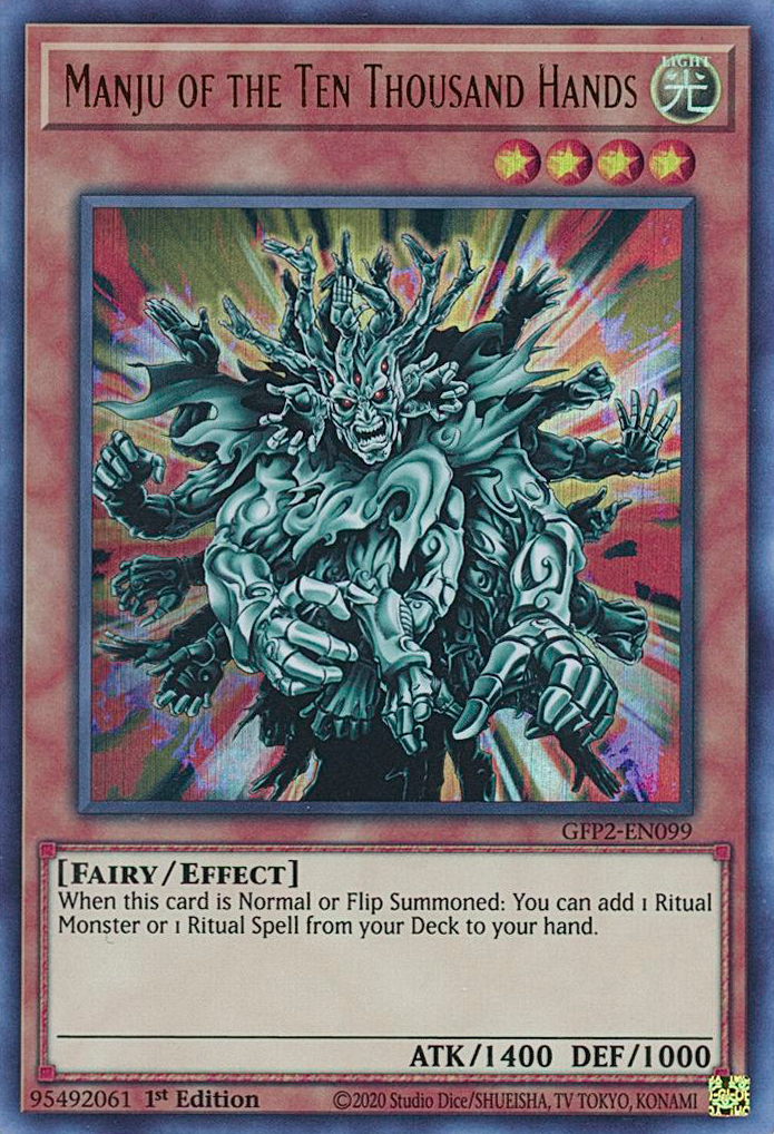 Manju of the Ten Thousand Hands [GFP2-EN099] Ultra Rare | Jomio and Rueliete's Cards and Comics