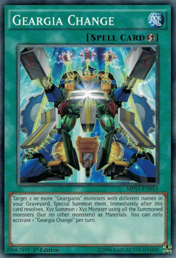 Geargia Change [MP17-EN053] Common | Jomio and Rueliete's Cards and Comics