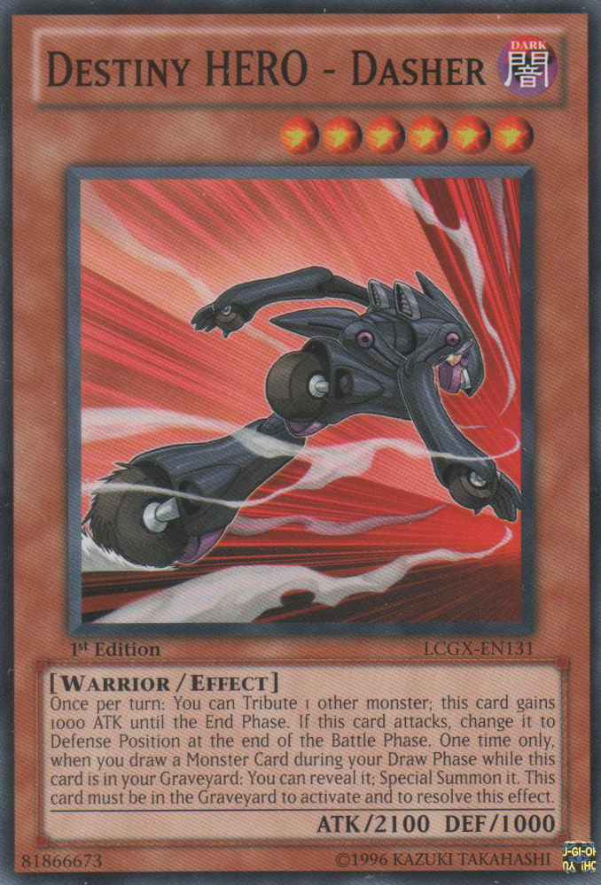 Destiny HERO - Dasher [LCGX-EN131] Common | Jomio and Rueliete's Cards and Comics