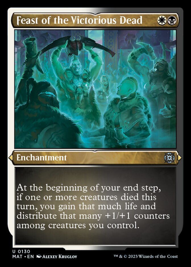 Feast of the Victorious Dead (Foil Etched) [March of the Machine: The Aftermath] | Jomio and Rueliete's Cards and Comics
