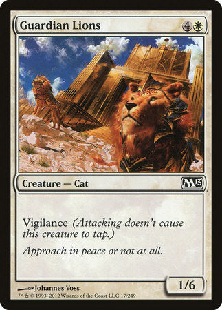 Guardian Lions [Magic 2013] | Jomio and Rueliete's Cards and Comics