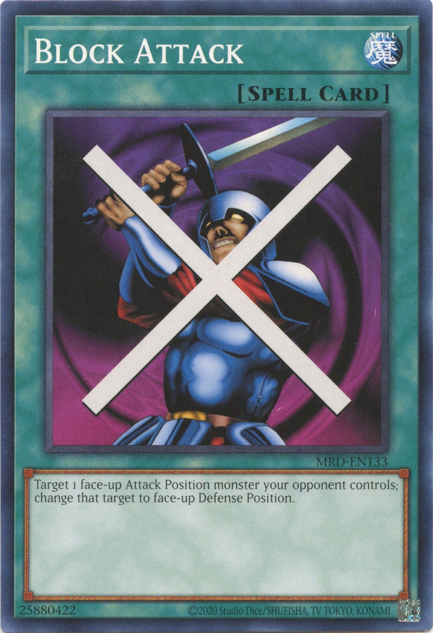 Block Attack (25th Anniversary) [MRD-EN133] Common | Jomio and Rueliete's Cards and Comics